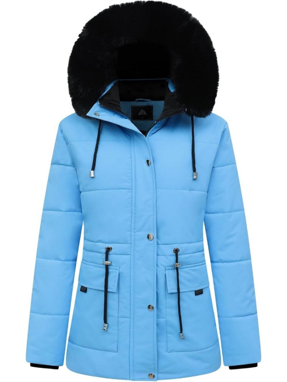 Cozy Women's Winter Puffer Coat - Thick Fleece Lined Down Jacket, Warm & Stylish